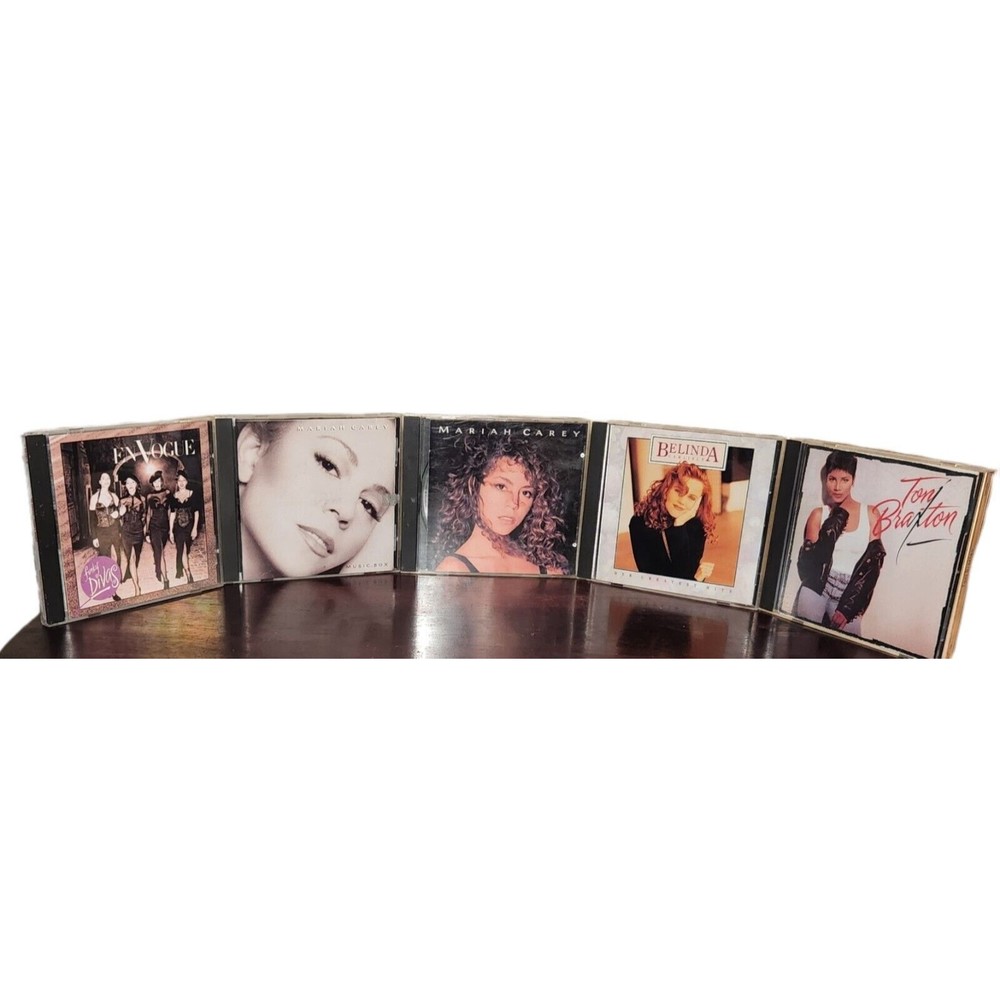 Female R & B Music Lot, 1990's Mariah Carey, Toni Braxton, En Vogue, Belinda Car